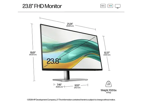 HP Series 5 Pro 23,8" FHD Monitor 524pf