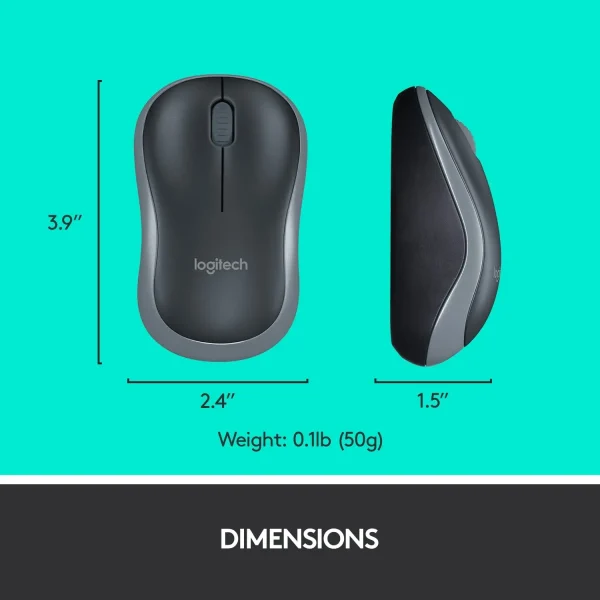 Logitech MK270 Keyboard, Wireless Combo, BLACK