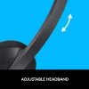 Logitech H340 Computer USB Headset Black