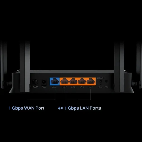 TP-Link Archer BE220, BE3600 Dual-Band Wi-Fi 7 Router