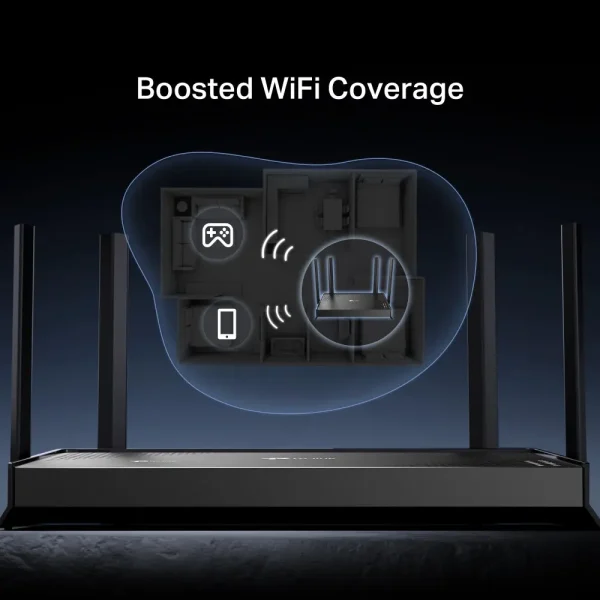 TP-Link Archer BE220, BE3600 Dual-Band Wi-Fi 7 Router