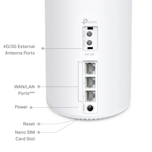 TP-Link Deco X10-4G(1-pack), 4G + AX1500 Whole Home Mesh Wi-Fi 6 System