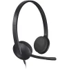 Logitech H340 Computer USB Headset Black