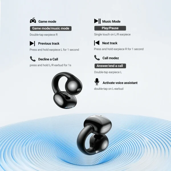 UGREEN WS209 Headset Earbuds, Black