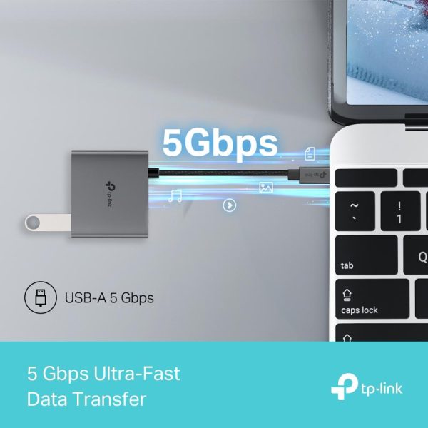 UH3020C, TPLINK, Type C Adapter, Type-C to 4K@60Hz HDMI, 100W Power Delivery, 1× USB-A